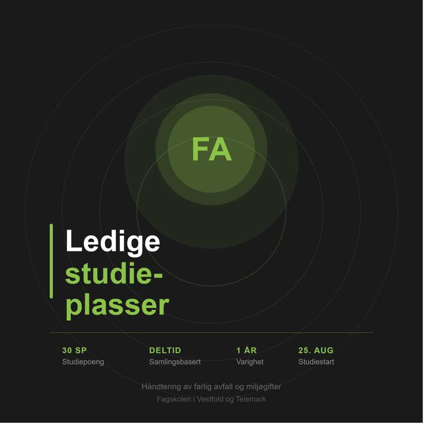 Ledige studieplasser på HAMN — studiestart 25. aug